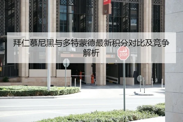 拜仁慕尼黑与多特蒙德最新积分对比及竞争解析